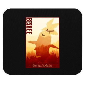 Discover Bisbee Arizonna wild west town Mouse Pads