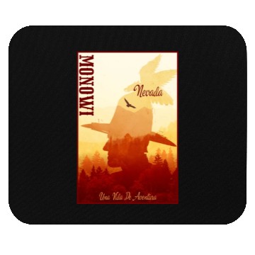 Discover Monowi Nevada wild west town Mouse Pads