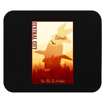 Discover Central City Colorado wild west town Mouse Pads