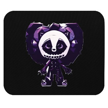 Discover Glam goth teddy skeleton gothic Mouse Pads