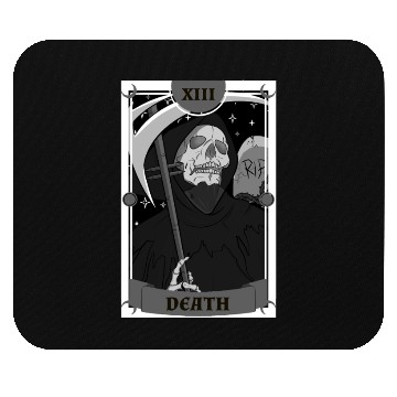 Discover Anime Tarot Card Death Grim Reaper Occult Gothic W Mouse Pads