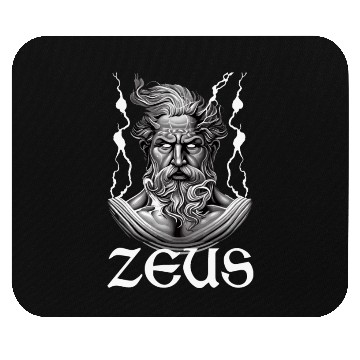 Discover Zeus God Lightning Greek Mythology Mouse Pads
