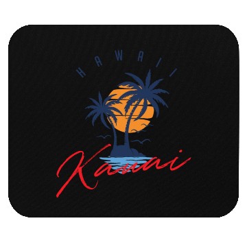 Discover Summer in Kauai Beach Mouse Pads