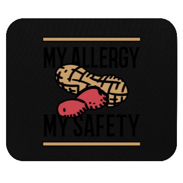 Discover My Allergy My Safety Peanut Allergic Mouse Pads