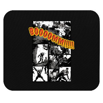 Discover Comic page of super hero magazine Mouse Pads