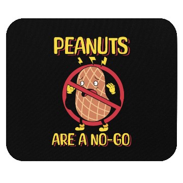 Discover Peanuts Are A No-Go Peanut Allergic Mouse Pads