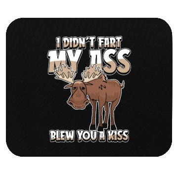 Discover Moose Elk Funny Mouse Pads
