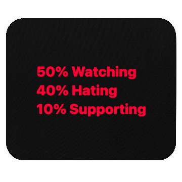 Discover 50 PERCENT WATCHING RED Mouse Pads