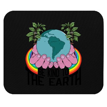 Discover Be Kind To The Earth Rainbow Natural Environment Mouse Pads