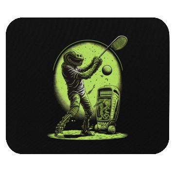 Discover Alien Playing Golf Golfer UFO Extraterrestrial Mouse Pads
