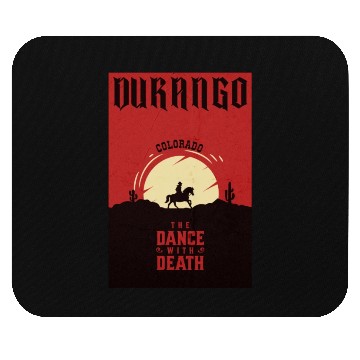 Discover Durango Colorado wild west town Mouse Pads