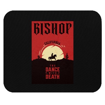 Discover Bishop California wild west town Mouse Pads