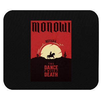 Discover Monowi Nevada wild west town Mouse Pads