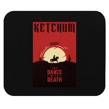 Discover Ketchum Idaho wild west town Mouse Pads