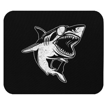 Discover Shark Fish Sharkfish Great White Shark Mouse Pads