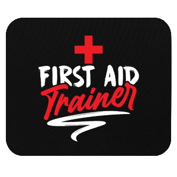 Discover First Aid Trainer Coach Emergency Care Course Mouse Pads