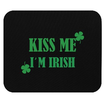 Discover kiss me im irish Mouse Pads