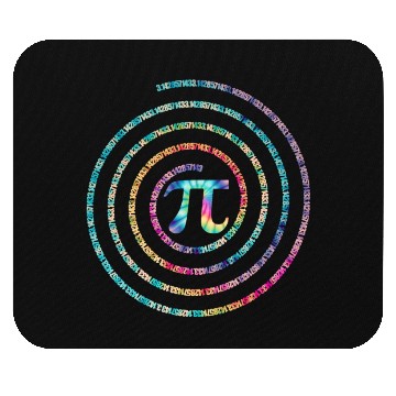 Discover Pi day 2023 spiral art Mouse Pads