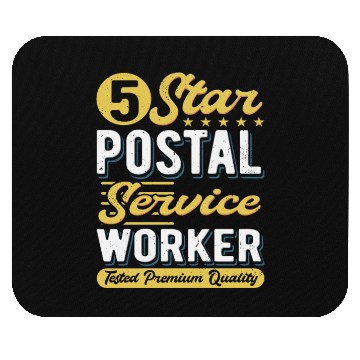 Discover 5-Star Postal Service Worker Mouse Pads