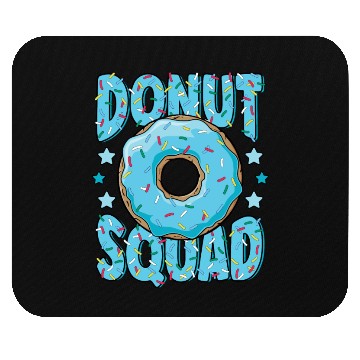 Discover Blue Donut Squad Sprinkles Donut Lover Matching Mouse Pads