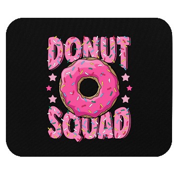 Discover Pink Donut Squad Sprinkles Donut Lover Matching Mouse Pads