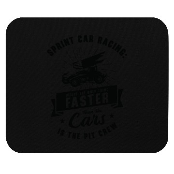 Discover Sprint Car Dirt Track Racing Mouse Pads