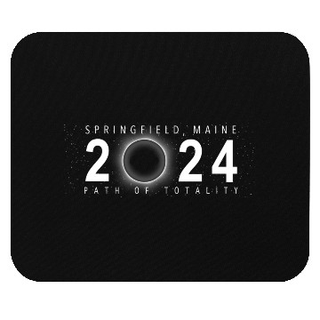 Discover Solar Eclipse Springfield Maine April 8 2024 Mouse Pads