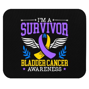 Discover Bladder Cancer Survivor Bladder Cancer Awareness Mouse Pads