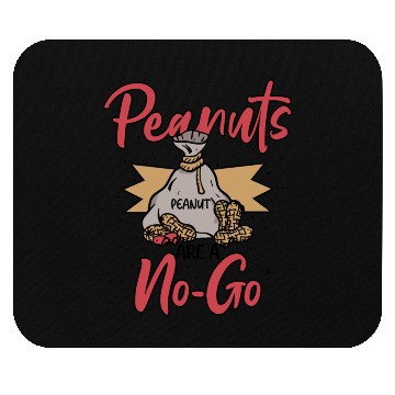 Discover Peanuts Are A No-Go Peanut Allergic Mouse Pads