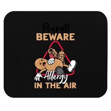 Discover Peanuts Beware Allergy In The Air Peanut Allergic Mouse Pads