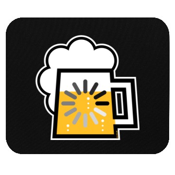 Discover Beer Loading (Drinking In Progress / Icon / |) Mouse Pads
