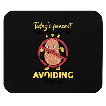 Discover Today's Forecast 100% Chance Of Avoiding Peanuts Mouse Pads