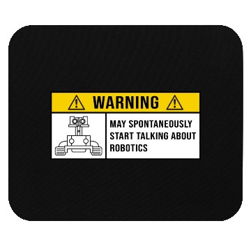 Discover Robotics saying for Robotics students and teachers Mouse Pads