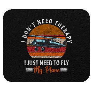 Discover Airplane Profession Flight School Mouse Pads