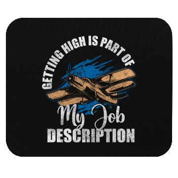 Discover Airplane Work Aviation Aerobatic Pilots Mouse Pads