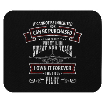 Discover Airplane Aviator Glider Pilots Mouse Pads