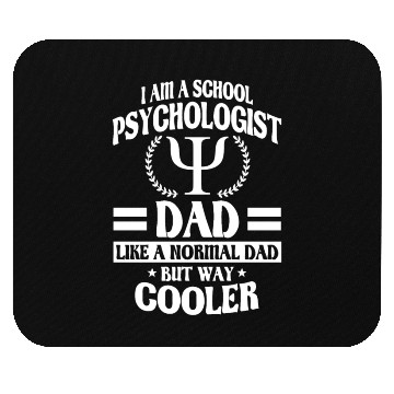 Discover School Psychologist Dad Student Support For Men Mouse Pads