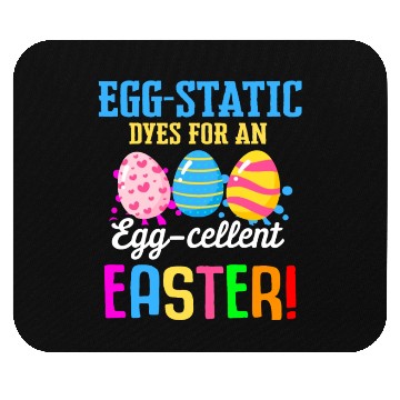 Discover Easter Colorful Egg Dye Rabbit Egg Hunt Mouse Pads