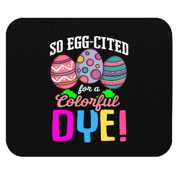Discover Easter Colorful Egg Dye Rabbit Egg Hunt Mouse Pads