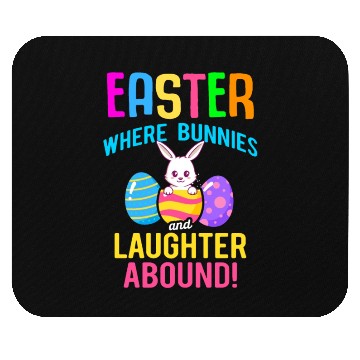 Discover Easter Rabbit Easter Bunny Flowers Eggs Mouse Pads