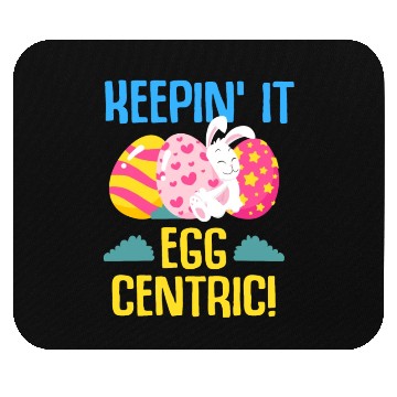 Discover Easter Rabbit Easter Bunny Flowers Eggs Mouse Pads