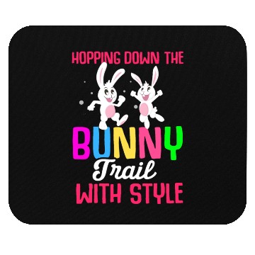 Discover Easter Rabbit Easter Bunny Flowers Eggs Mouse Pads