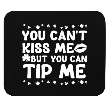 Discover Funny St Patricks Day Waitress Bartender Tip Mouse Pads