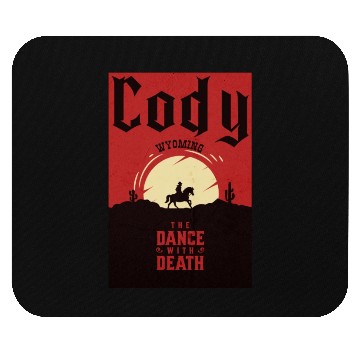 Discover Cody Wyoming wild west town Mouse Pads