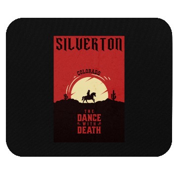 Discover Silverton Colorado wild west town Mouse Pads