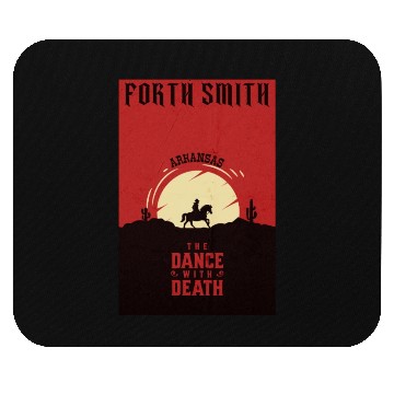 Discover Forth smith Arkansas wild west town Mouse Pads