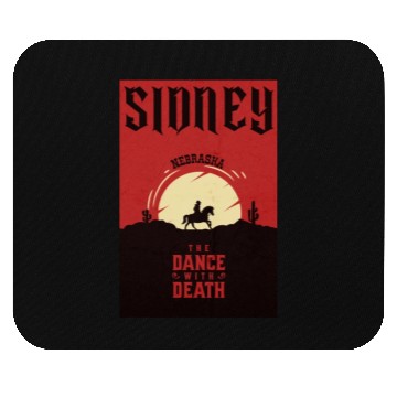 Discover Sidney Nebraska wild west town Mouse Pads