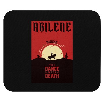 Discover Abilene Kansas wild west town Mouse Pads