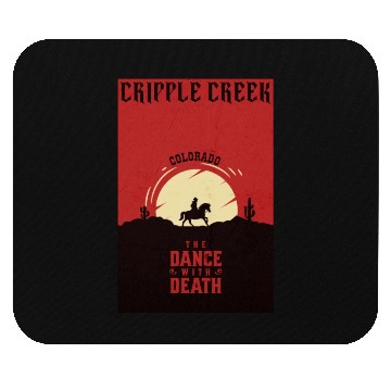 Discover Cripple Creek Colorado wild west town Mouse Pads