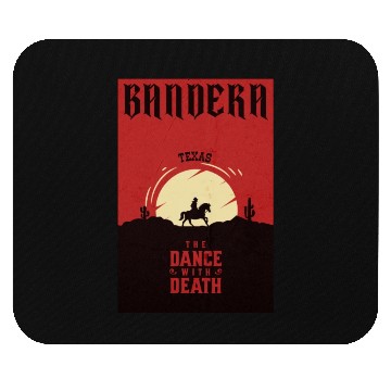 Discover Bandera Texas wild west town Mouse Pads